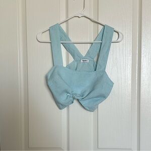 VITAMIN A: Linen Crop Top - Size XS